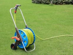 Slangenwagen Met 50 Meter Tuinslang | Eagle Garden | Incl. Spuitkopstuk En Connectors | Geel -Tuinverzorgings Winkel 1200x900 50