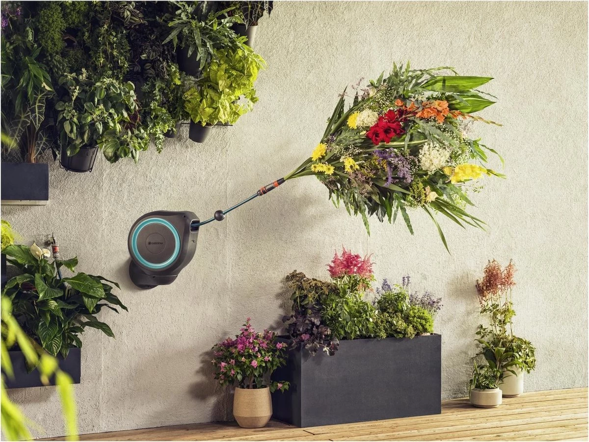 GARDENA Rollup S Wandslangenbox - 15 Meter - Ø 11 Mm 8 GARDENA Rollup S Wandslangenbox - 15 Meter - Ø 11 Mm - Afbeelding 6