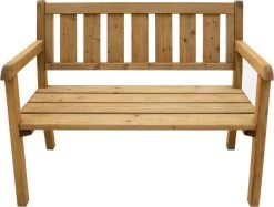 AXI Charlotte Tuinbank Van Hout 110 Cm - Bruin