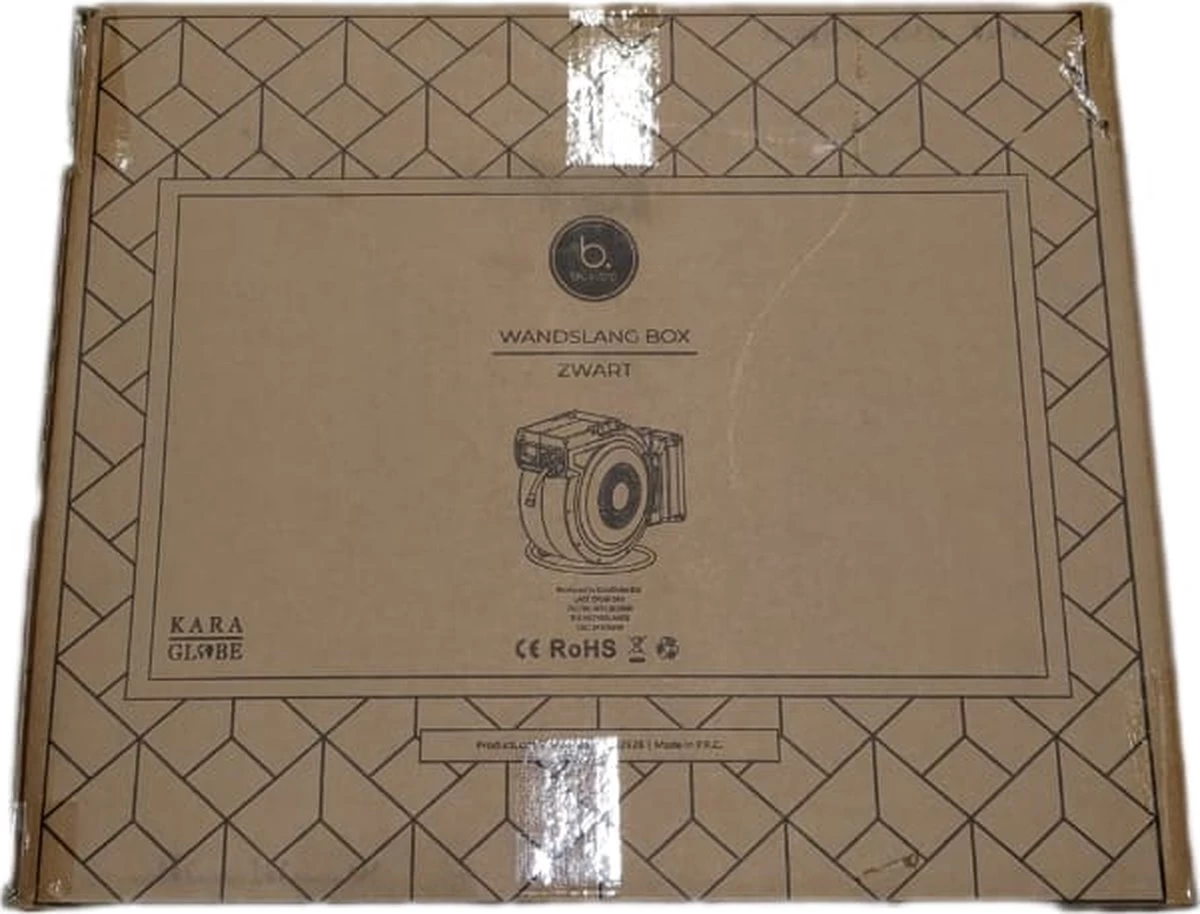 Buxibo - Wandslangenbox 20 Meter + 2 Meter - Tuinslang Met Haspel - 9 Sproei Standen - Slangenhouder 180° Draaibaar - Tuinslanghaspel Zwart+ Gratis Sproeier - Zwart 8 Buxibo - Wandslangenbox 20 Meter + 2 Meter - Tuinslang Met Haspel - 9 Sproei Standen - Slangenhouder 180° Draaibaar - Tuinslanghaspel Zwart+ Gratis Sproeier - Zwart - Afbeelding 6