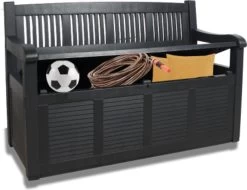 Merkloos Opbergbank Van Kunststof | 130 X 60 Cm | Antraciet 17 Merkloos Opbergbank Van Kunststof | 130 X 60 Cm | Antraciet -Tuinverzorgings Winkel 1200x923