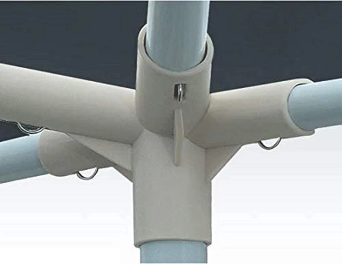 MaxxGarden Partytent - Feesttent Paviljoen - 3x3m - Antraciet 5 MaxxGarden Partytent - Feesttent Paviljoen - 3x3m - Antraciet - Afbeelding 3