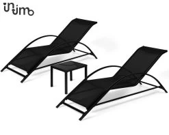 Intimo Ligbeddenset + Tafel - Zwart - 163x60x65/45x45x40 -Tuinverzorgings Winkel 1200x960 3