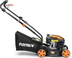 FUXTEC Grasmaaier Benzine - 41cm - 80cc - Duwmaaier - Opvangbak 45L - FX-RM4180 13 FUXTEC Grasmaaier Benzine - 41cm - 80cc - Duwmaaier - Opvangbak 45L - FX-RM4180 -Tuinverzorgings Winkel 1200x967 1