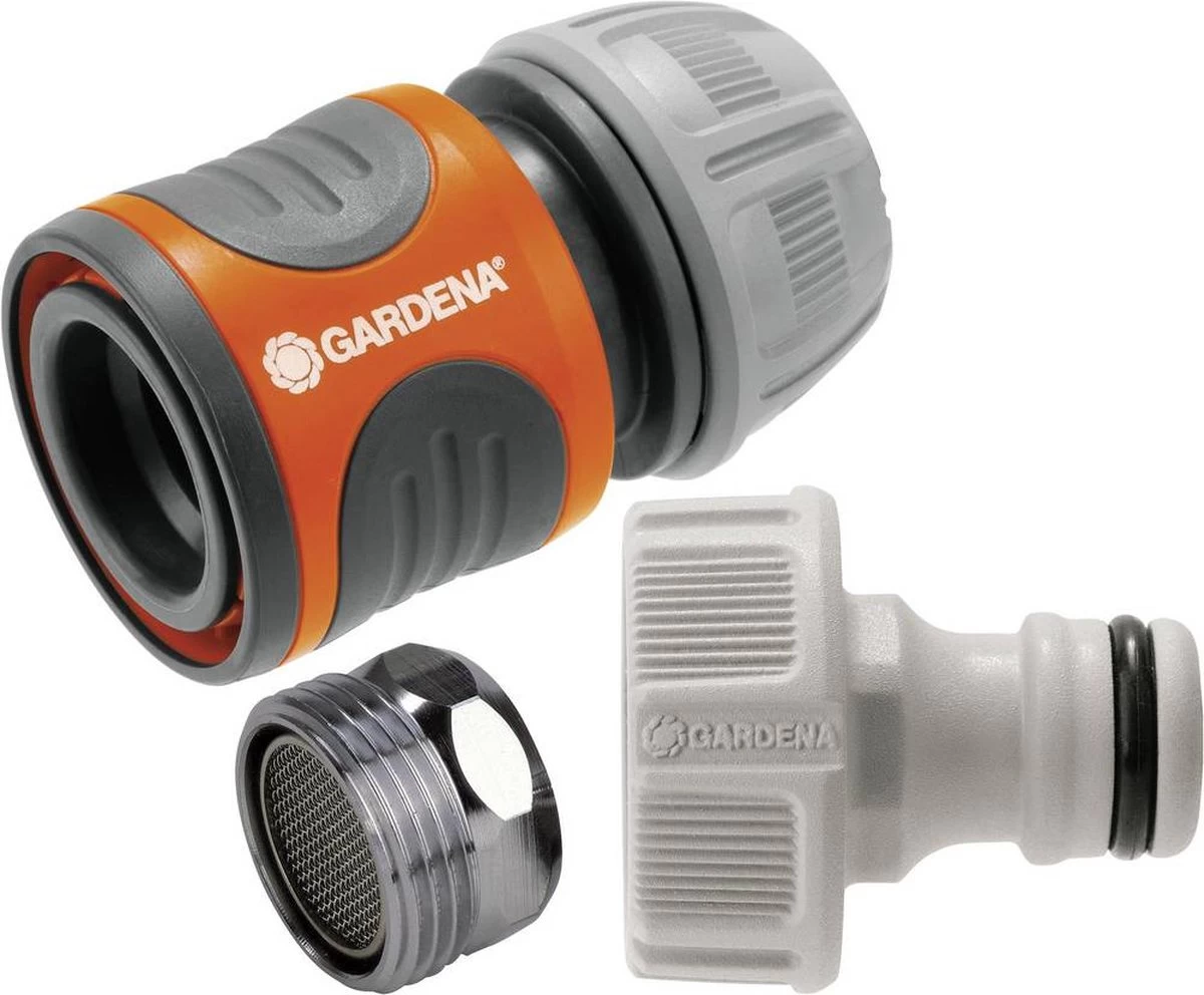 Gardena Koppeling Set Snelaansluitstukken Kraanstuk, Slangstuk En Draadadapter 4078500010269 5 Gardena Koppeling Set Snelaansluitstukken Kraanstuk, Slangstuk En Draadadapter 4078500010269 - Afbeelding 3