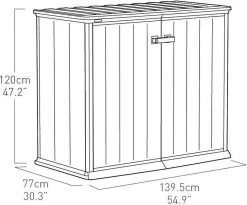 Keter Patio Store Opbergkast - 139,5x77x120cm - Grijs 20 Keter Patio Store Opbergkast - 139,5x77x120cm - Grijs -Tuinverzorgings Winkel 1200x995 2