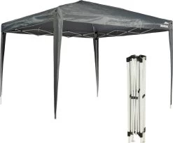 MaxxGarden Partytent - Paviljoen - 3x3 - Easy Up - Opvouwbaar - Waterdicht - Zwart -Tuinverzorgings Winkel 1200x995 4