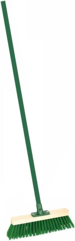 Benson Groene Straatbezem Met Afschroefbare Steel -Tuinverzorgings Winkel 376x1200