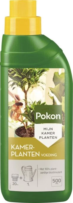 Pokon Kamerplanten Voeding - 500ml - Plantenvoeding - 20ml Per 1L Water
