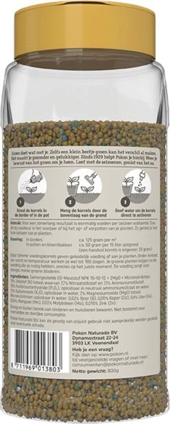 Pokon Voedingskorrels Voor Groene Planten - 800gr - 180 Dagen Voeding - Plantenvoeding 12 Pokon Voedingskorrels Voor Groene Planten - 800gr - 180 Dagen Voeding - Plantenvoeding -Tuinverzorgings Winkel 482x1200 1