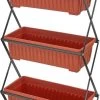 Tectake - Verticaal Plantenrek Met 4 Bakken - 403445 1 Tectake - Verticaal Plantenrek Met 4 Bakken - 403445 -Tuinverzorgings Winkel 486x1200 2