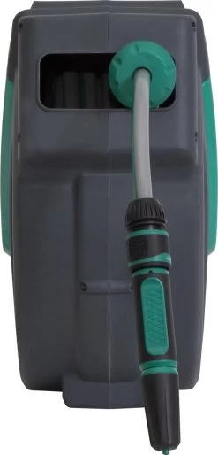 VONROC Automatische Slanghaspel – Incl. 25m Tuinslang, Aansluitslang, Spuitstuk, Koppelingen & Kraanaansluiting -Tuinverzorgings Winkel 577x1200 2