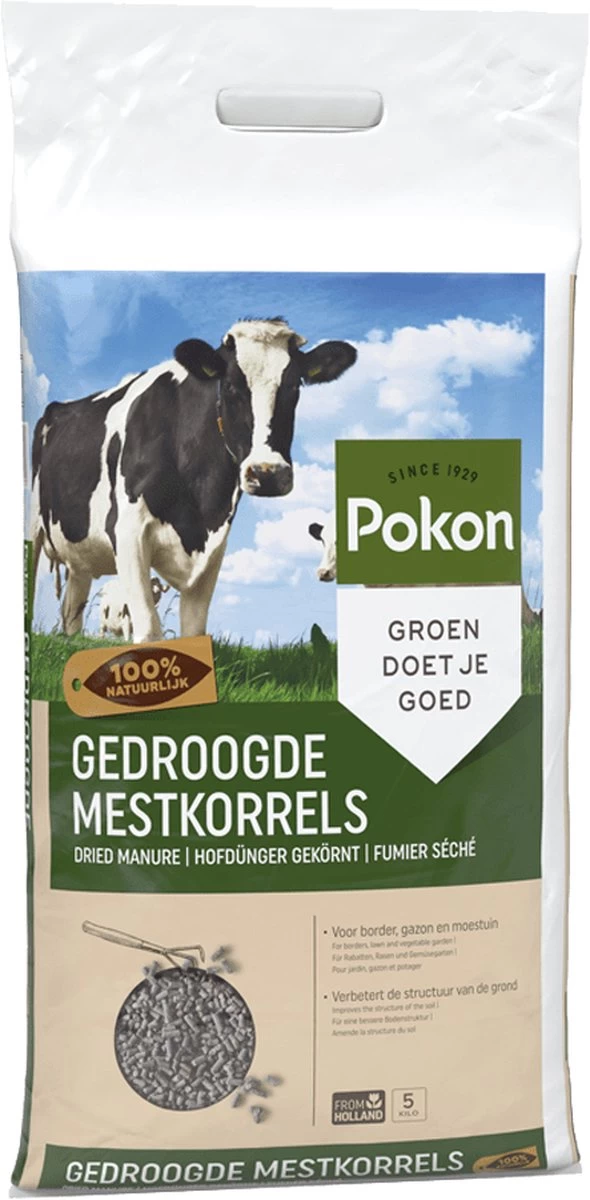 Pokon Gedroogde Mestkorrel - 5kg - Meststof - Geschikt Voor 10m2 Tot 40m2 7 Pokon Gedroogde Mestkorrel - 5kg - Meststof - Geschikt Voor 10m2 Tot 40m2 - Afbeelding 5