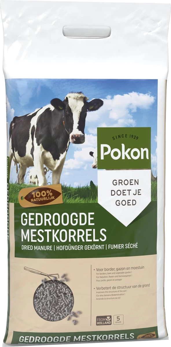 Pokon Gedroogde Mestkorrel - 5kg - Meststof - Geschikt Voor 10m2 Tot 40m2 4 Pokon Gedroogde Mestkorrel - 5kg - Meststof - Geschikt Voor 10m2 Tot 40m2 - Afbeelding 2