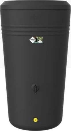 Elho Green Basics Regenton - Regenton - Living Black - Buiten - 200 Liter -Tuinverzorgings Winkel 651x1200 2