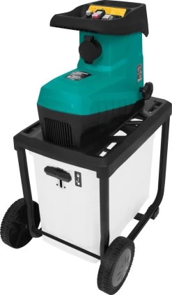 VONROC Stille Hakselaar/Shredder 2800W – Voor Takken Tot Ø45mm – Incl. 60L Opvangbak & Duwstok -Tuinverzorgings Winkel 700x1200 1