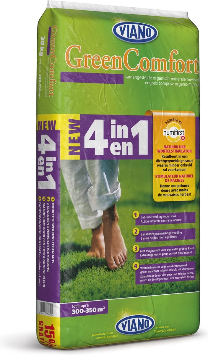 Viano Nieuwe 4-in-1 20kg: Voorkomt Mos En Onkruid In Het Gazon 3 Viano Nieuwe 4-in-1 20kg: Voorkomt Mos En Onkruid In Het Gazon