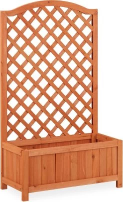 Relaxdays Plantenbak Met Klimrek - Bloembak Trellis - Rankhulp Hout - Voor Klimplanten 19 Relaxdays Plantenbak Met Klimrek - Bloembak Trellis - Rankhulp Hout - Voor Klimplanten -Tuinverzorgings Winkel 734x1200