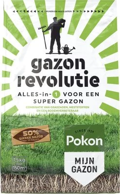 Pokon Gazon Revolutie - 7,5kg - Gazonmest / Graszaad / Bodemverbeteraar - Geschikt Voor 150m² - Binnen 15 Dagen Resultaat 11 Pokon Gazon Revolutie - 7,5kg - Gazonmest / Graszaad / Bodemverbeteraar - Geschikt Voor 150m² - Binnen 15 Dagen Resultaat -Tuinverzorgings Winkel 744x1200