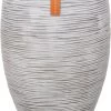 Capi Europe - Vaas Elegant Deluxe Rib NL - 45x72 - Ivoor - Voor Binnen En Buiten - KOFI1138 1 Capi Europe - Vaas Elegant Deluxe Rib NL - 45x72 - Ivoor - Voor Binnen En Buiten - KOFI1138 -Tuinverzorgings Winkel 759x1200