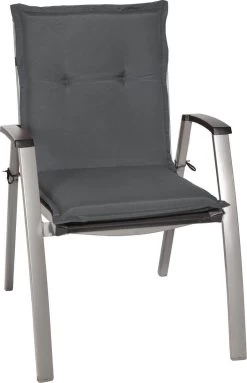 Beautissu Set Van 6x Tuinkussens Lage Rug Loft NL 100 X 50 X 6 Cm - Kussen Antraciet - Zitkussen Sierkussen Tuinstoel -Tuinverzorgings Winkel 773x1200