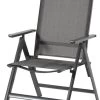 Hartman Aruba Aluminium Tuinstoel - Antraciet Verstelbaar