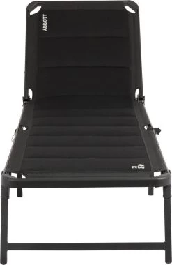 Redwood Abbott Ligbed - Stretcher/ligbedden - Inklapbaar - Zwart -Tuinverzorgings Winkel 781x1200