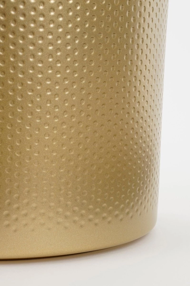 Mica Decorations Era Bloempot - H21,5 X Ø23 Cm - Reliëf - Goud 6 Mica Decorations Era Bloempot - H21,5 X Ø23 Cm - Reliëf - Goud - Afbeelding 4