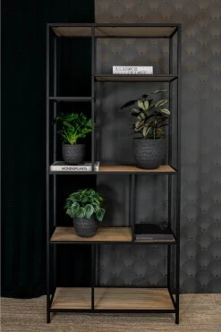 Plantenpot/Bloempot In Het Lava-look Zwart Dia 15 Cm En Hoogte 13 Cm - Voor Binnen -Tuinverzorgings Winkel 800x1200 139