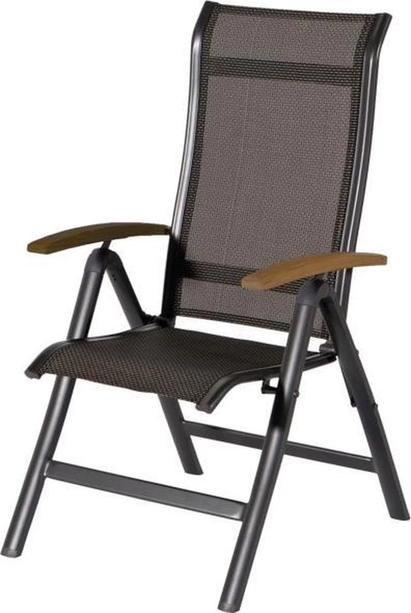 Hartman Alice Verstelbare Tuinstoel - Grijs 4 Hartman Alice Verstelbare Tuinstoel - Grijs - Afbeelding 2