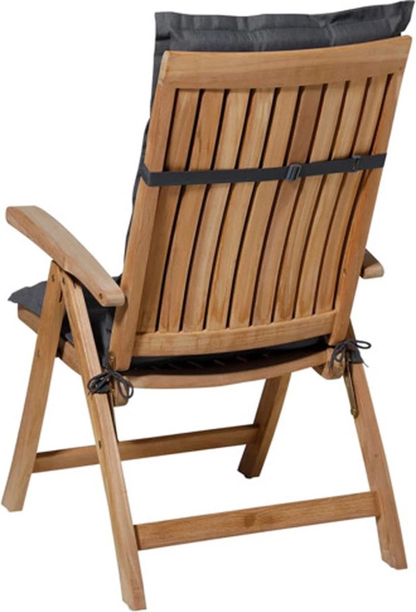 Madison - Tuinkussen - Hoge Rug - 123 X 50cm - Panama Grijs - Standenstoel 6 Madison - Tuinkussen - Hoge Rug - 123 X 50cm - Panama Grijs - Standenstoel - Afbeelding 4