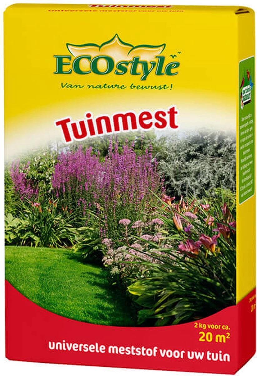 ECOstyle Tuinmest Organische Meststof - Border & Siertuin - Natuurlijke Meststof Gazon - 120 Dagen Voeding- 180 M² - 18 KG 4 ECOstyle Tuinmest Organische Meststof - Border & Siertuin - Natuurlijke Meststof Gazon - 120 Dagen Voeding- 180 M² - 18 KG - Afbeelding 2