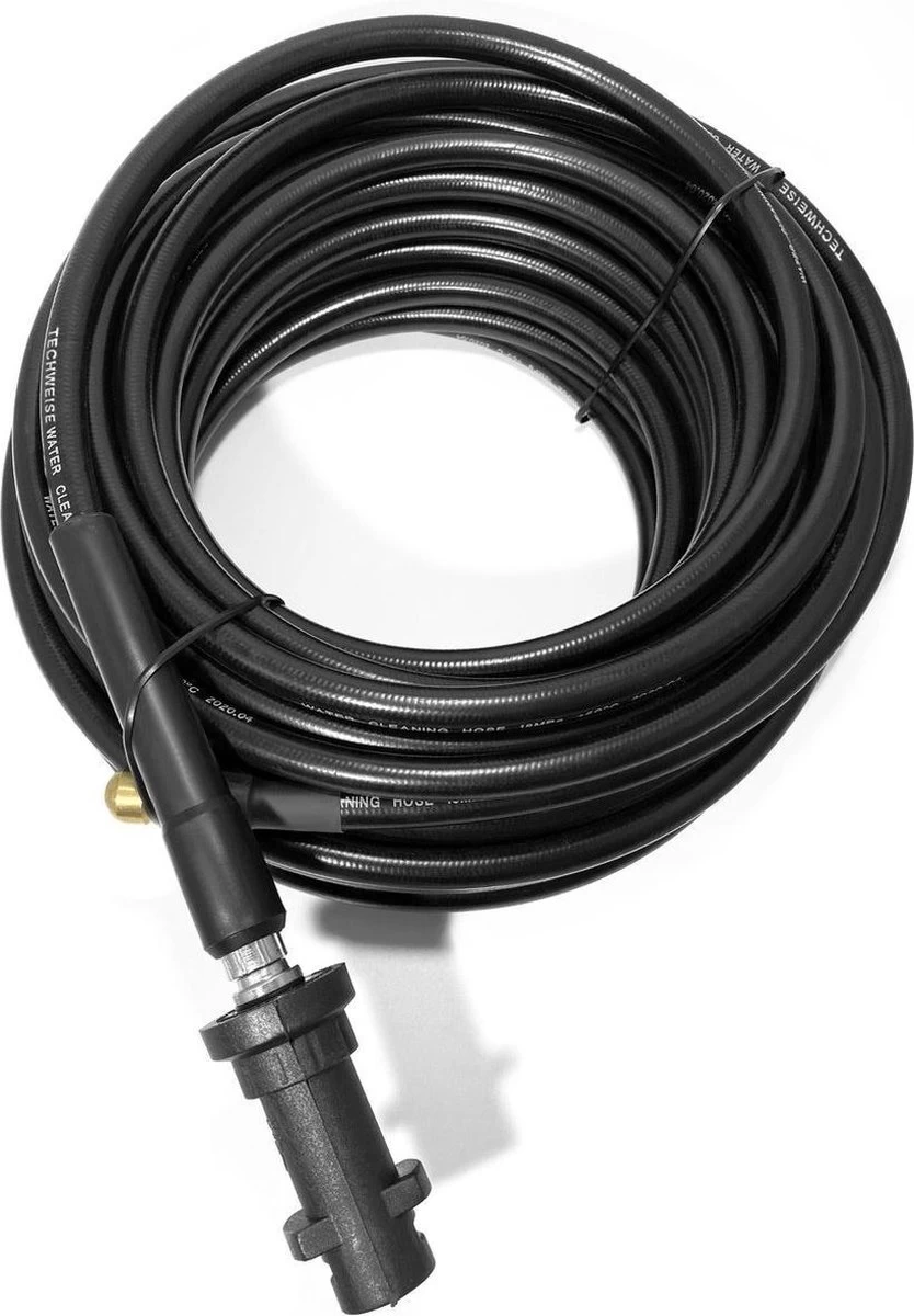 Techweise - Rioolslang Voor Kärcher K2 T/m K7 - 20M - Met 4 Achterwaartse Hogedruksproeiers 6 Techweise - Rioolslang Voor Kärcher K2 T/m K7 - 20M - Met 4 Achterwaartse Hogedruksproeiers - Afbeelding 4
