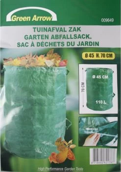 Benson Tuinafval Zak Heavy Duty 110 Liter – 70x45cm | Puinzak | Grote Zak Voor Het Opslaan Van Bladeren Takken En Afval -Tuinverzorgings Winkel 848x1200
