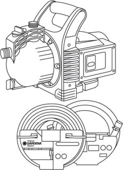 GARDENA - Classic Besproeiingspomp 3000/4 Compleet - Waterpomp - Incl. 3.5 M Aanzuigslang En 20 M Slang -Tuinverzorgings Winkel 867x1200 1