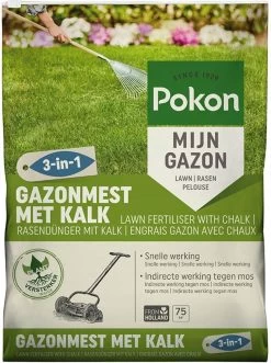 Pokon Gazonmest Met Kalk - 5kg - Mest - Geschikt Voor 75m² - 120 Dagen Voeding -Tuinverzorgings Winkel 896x1200 5