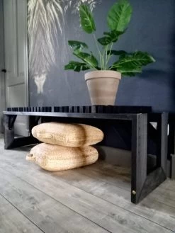 Tuinbank Design 2023 - 150CM - Grenen Hout - Zwart -Tuinverzorgings Winkel 900x1200 1