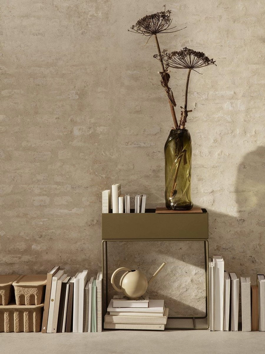 Ferm Living Plant Box 65x60x25cm Olive 3 Ferm Living Plant Box 65x60x25cm Olive - Afbeelding 2