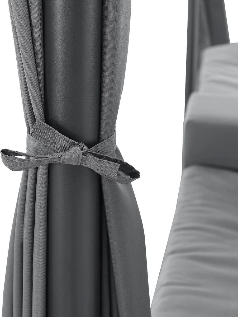 Schommelbank / Ligbank Kassandra - Donkergrijs 18 Schommelbank / Ligbank Kassandra - Donkergrijs - Afbeelding 16