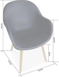 Alice's Garden Kuipstoelen CELEBES - Set Van 4 - Acacia En Kunststof - Grijs 11 Alice's Garden Kuipstoelen CELEBES - Set Van 4 - Acacia En Kunststof - Grijs -Tuinverzorgings Winkel 918x1200
