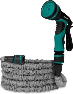 VONROC Tuinslang – Uitrekbare Tuinslang 10 Meter – Incl. Aansluitingen, Muursteun En Broespistool -Tuinverzorgings Winkel 937x1200 2