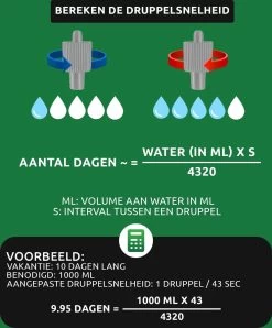 SKYARD® Waterdruppelaar Set Van 10 – Watergeefsysteem Geschikt Binnen (Kamerplanten) En Buiten – Bewateringssysteem Met Instelbare Druppelsnelheid - Irrigatiesysteem - Planten Watergever - Waterbol -Tuinverzorgings Winkel 994x1200